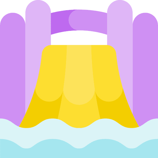 Water park swimming pool season holidays icon Water park swimming pool season holidays icon
