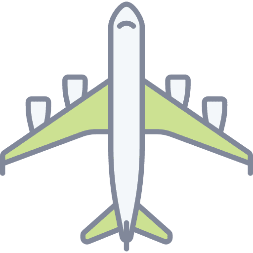 Airplane airplane airship transportation icon