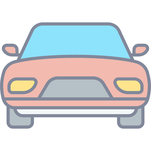 Car private car pickup car transport icon