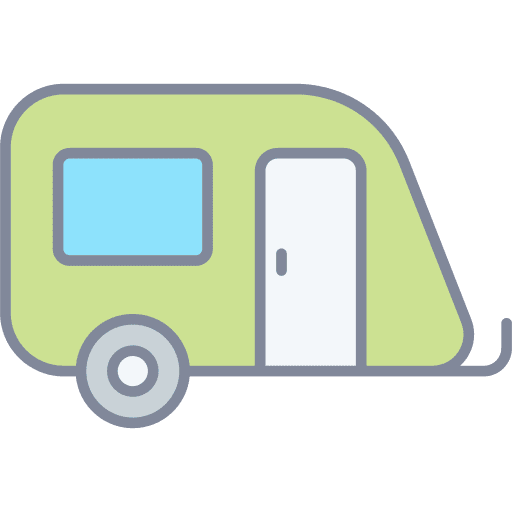 Caravan road travel vacation travel icon Caravan road travel vacation travel icon