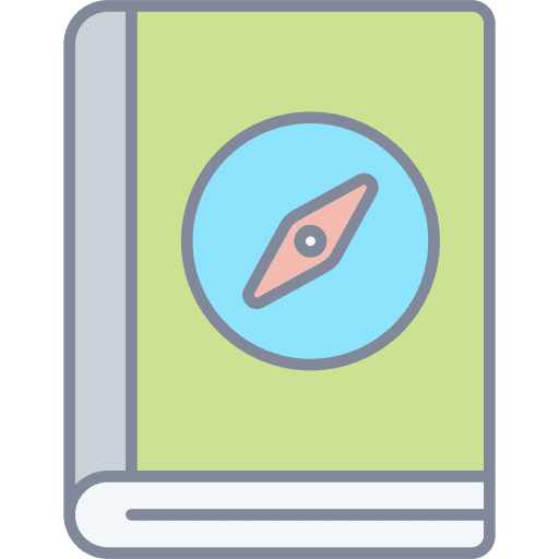 Guide book files travel travel guide icon Guide book files travel travel guide icon