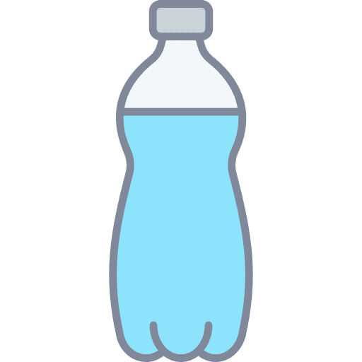 Water bottle bottles food and restaurant beverage icon
