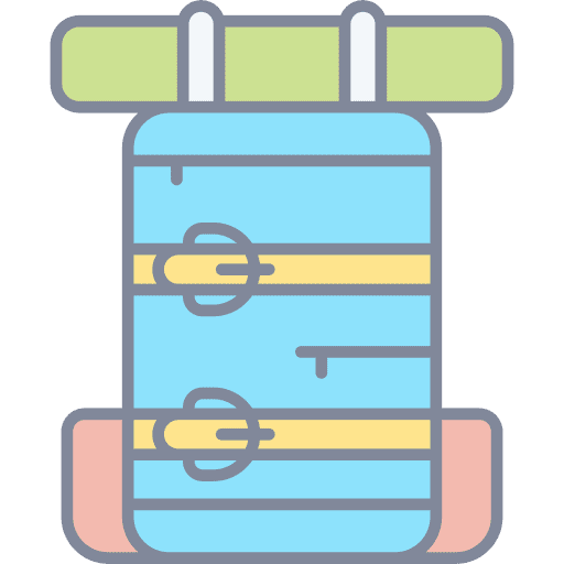 Backpack hiking luggage camping icon Backpack hiking luggage camping icon
