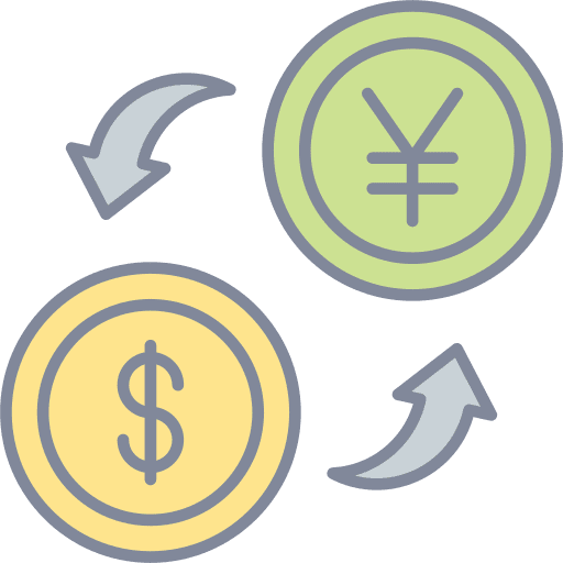 Money exchange cash arrow currency exchange icon Money exchange cash arrow currency exchange icon