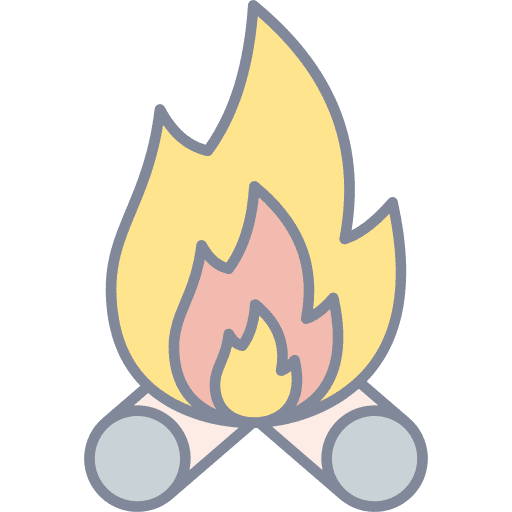Bonfire flame burning bonfire icon Bonfire flame burning bonfire icon