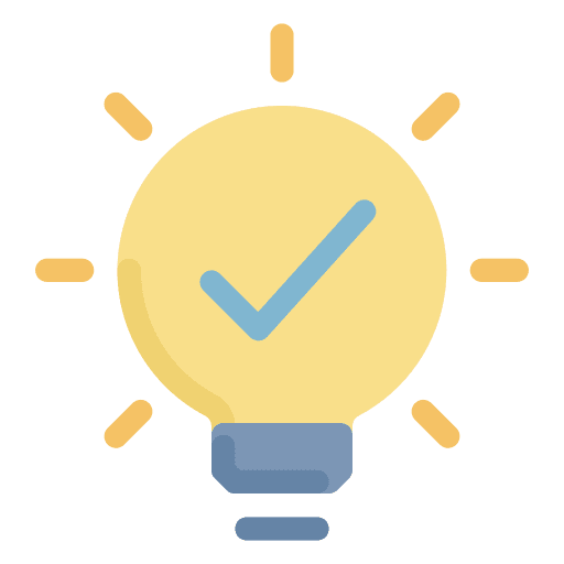 Idea electronics technology light bulb icon