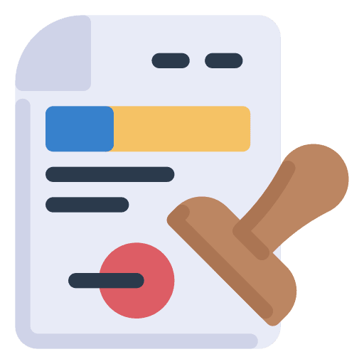 Legal contract files and folders files and documents icon