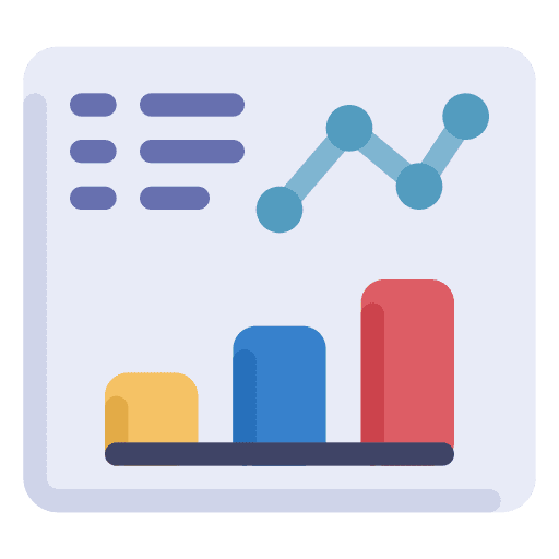 Business report analysis business and finance bar chart icon Business report analysis business and finance bar chart icon