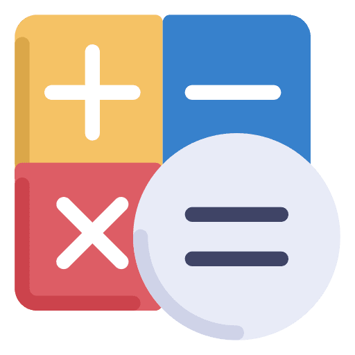 Calculator math calculating education icon Calculator math calculating education icon