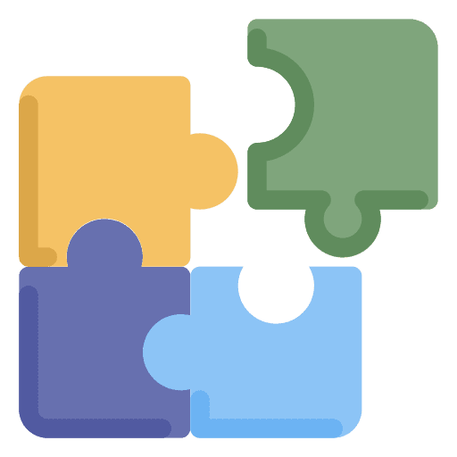 Puzzle solution hobbies and free time puzzle icon Puzzle solution hobbies and free time puzzle icon