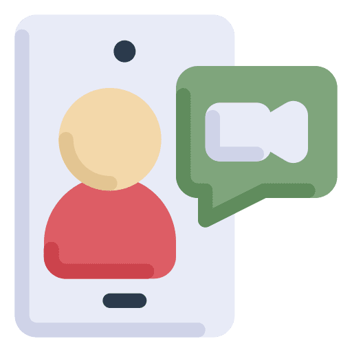 Smartphone video call smartphone mobile phone icon Smartphone video call smartphone mobile phone icon