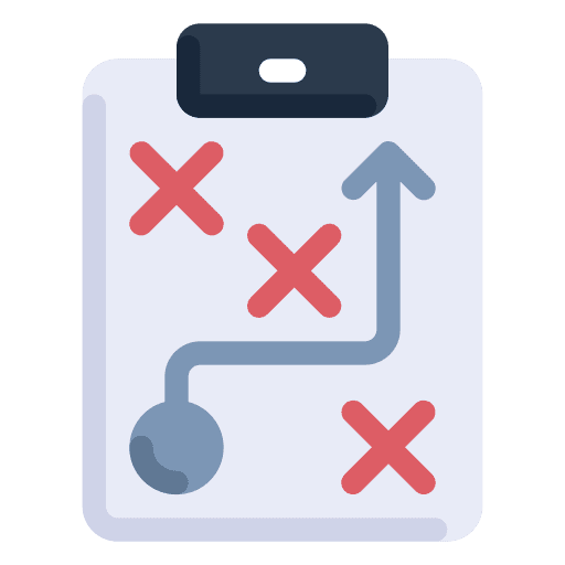 Strategy tactics tactical planning icon Strategy tactics tactical planning icon