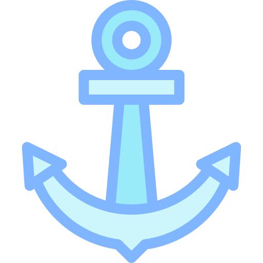 Anchor marine ship anchor icon