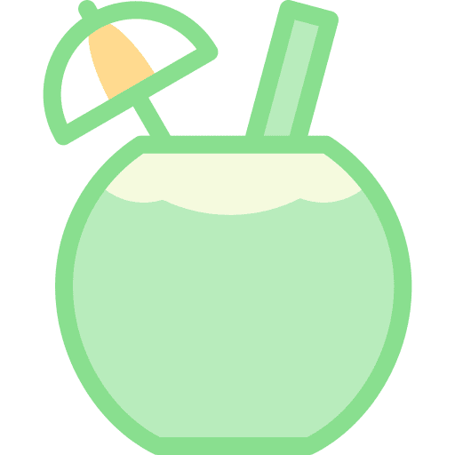 Coconut party coconut vacation icon