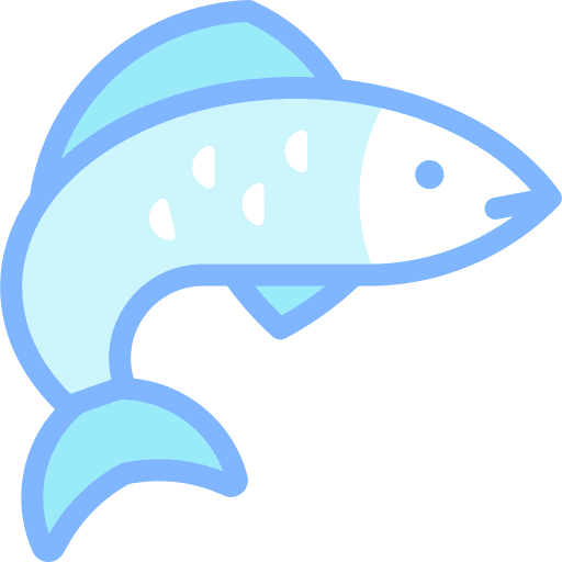 Fish seafood animals sea life icon
