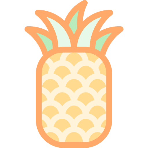 Pineapple pineapple healthy food fruit icon