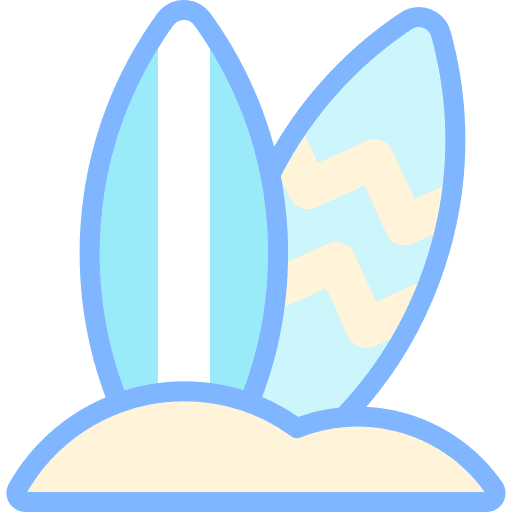 Surf board surfing board sea sport icon