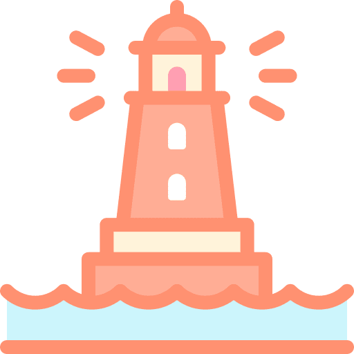 Lighthouse orientation illumination lighthouse icon