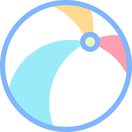 Beach ball beach ball mega ball leisure icon