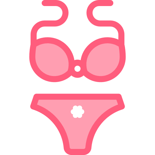Bikini swimsuit summer holidays icon