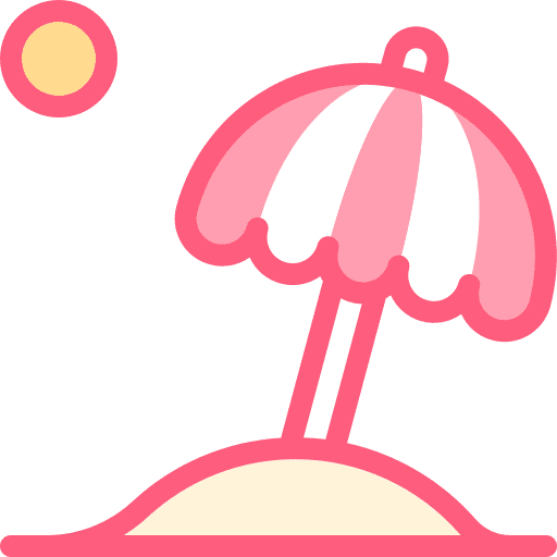 Sun umbrella summer sun sun umbrella icon