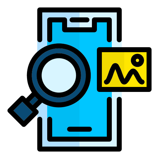 Mobile search mobile search magnifier photo icon Mobile search mobile search magnifier photo icon