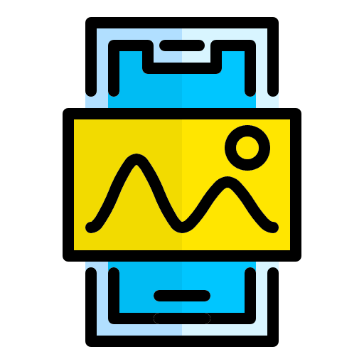 Picture mobile phone image landscape icon Picture mobile phone image landscape icon