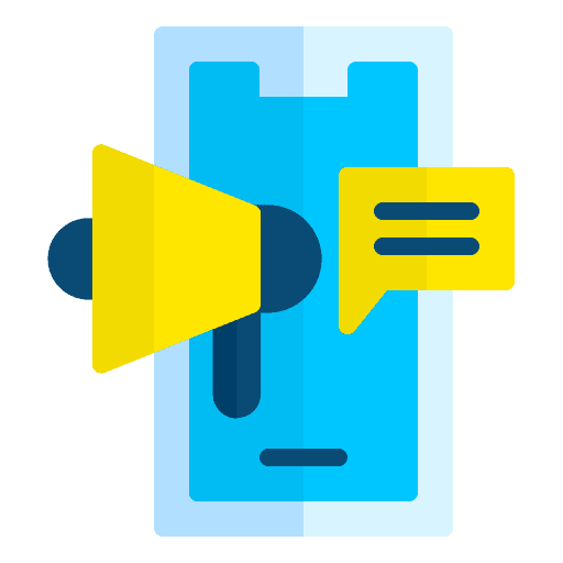 Broadcast mobile marketing digital marketing broadcast icon Broadcast mobile marketing digital marketing broadcast icon