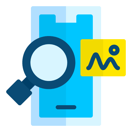 Mobile search magnifying glass mobile search mobile phone icon Mobile search magnifying glass mobile search mobile phone icon