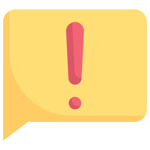 Attention caution ui exclamation icon