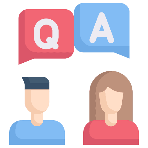 Faq questions communications question icon