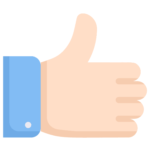 Like finger up thumb thumbs icon