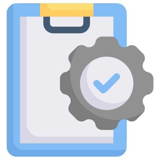 Management communications questions list icon