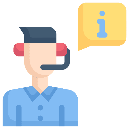 Support call center agent male customer service agent icon