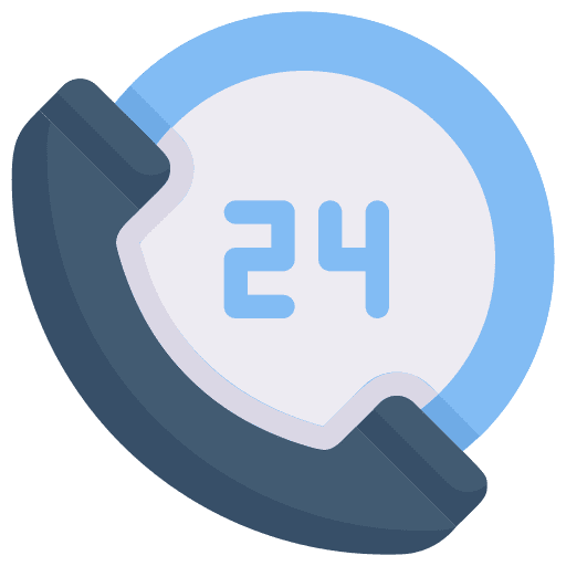 24 hours open 24 hours delivery 24 icon