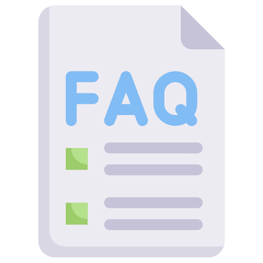 Faq answer document paper icon
