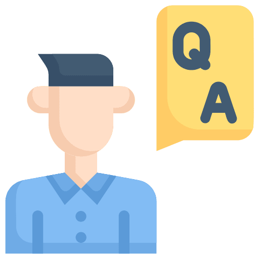 Faq communications chat box answer icon
