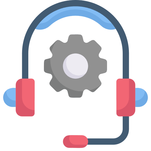 Headphone settings technical mechanism icon