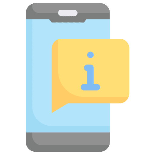 Information information mobile help customer service icon