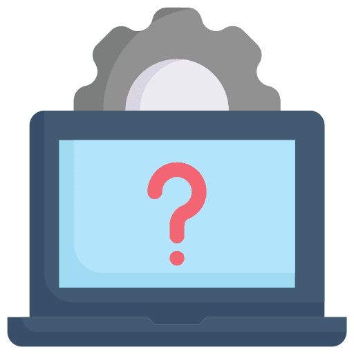 Setting gears cms monitor icon