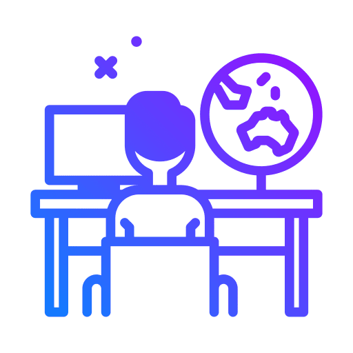 Booking user travel electronics icon