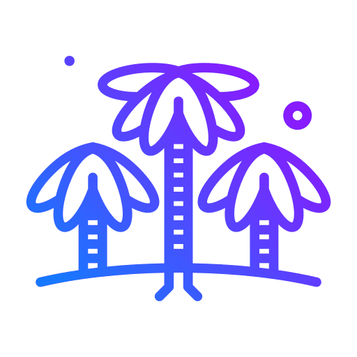 Coconut tree summer coconut tree palm tree icon