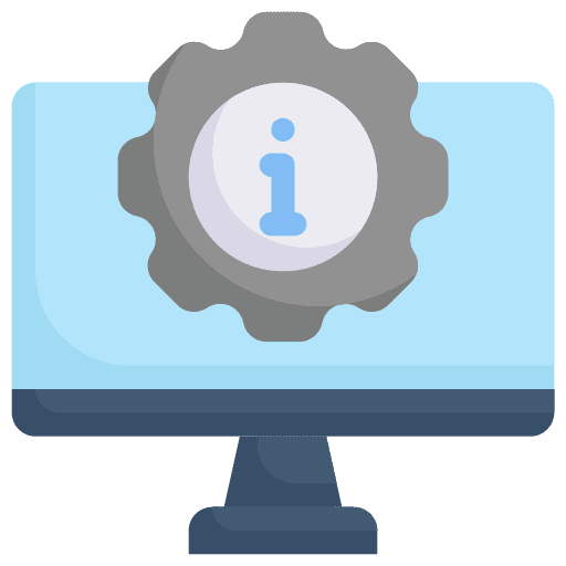 Setting wrench cogwheel engine icon