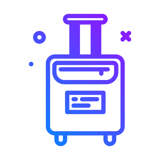 Bag baggage suitcase luggage icon Bag baggage suitcase luggage icon