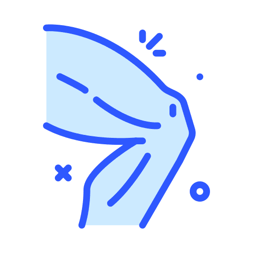 Leg leg muscle body part icon