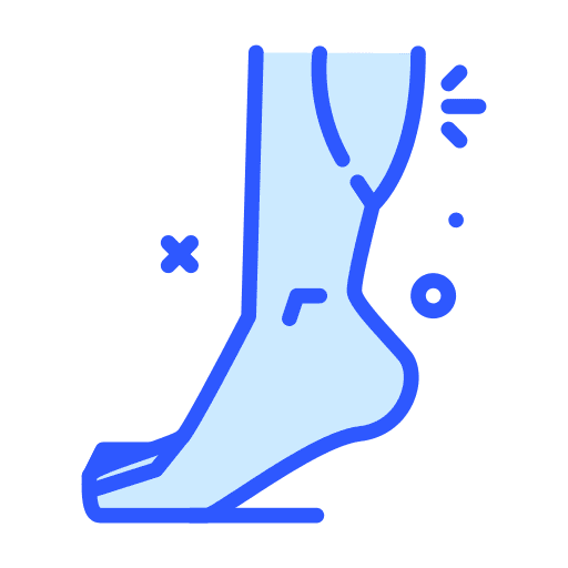 Leg muscles sports and competition body parts icon