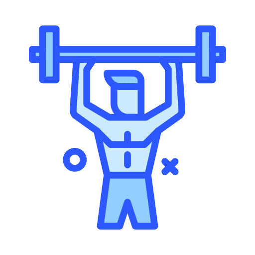 Exercise strong sports and competition training icon