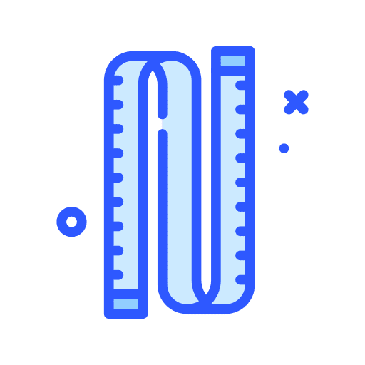 Measure tape wellness measure tape diet icon