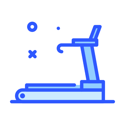 Running machine sports and competition run icon
