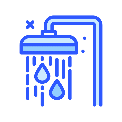 Shower shower furniture and household washing icon